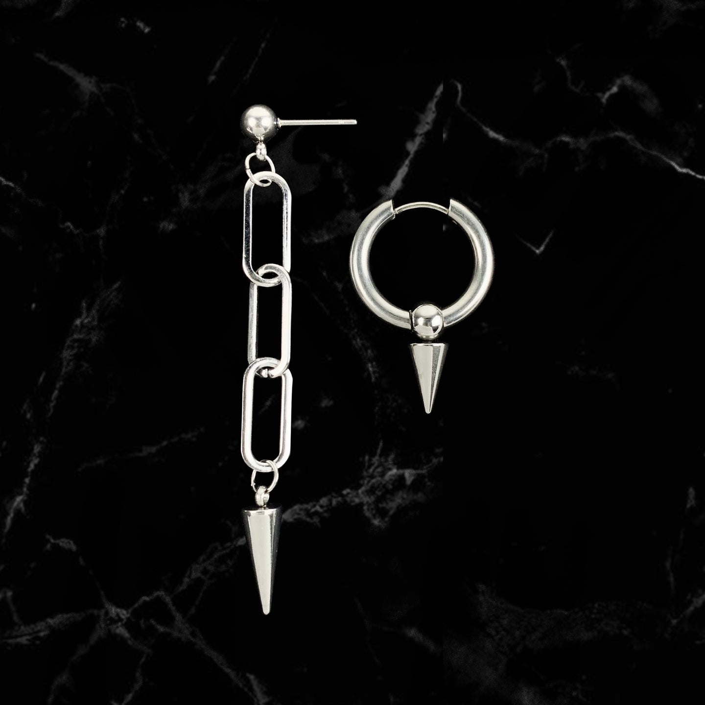 Asymmetrical set - Misc Earrings - While Odin Sleeps